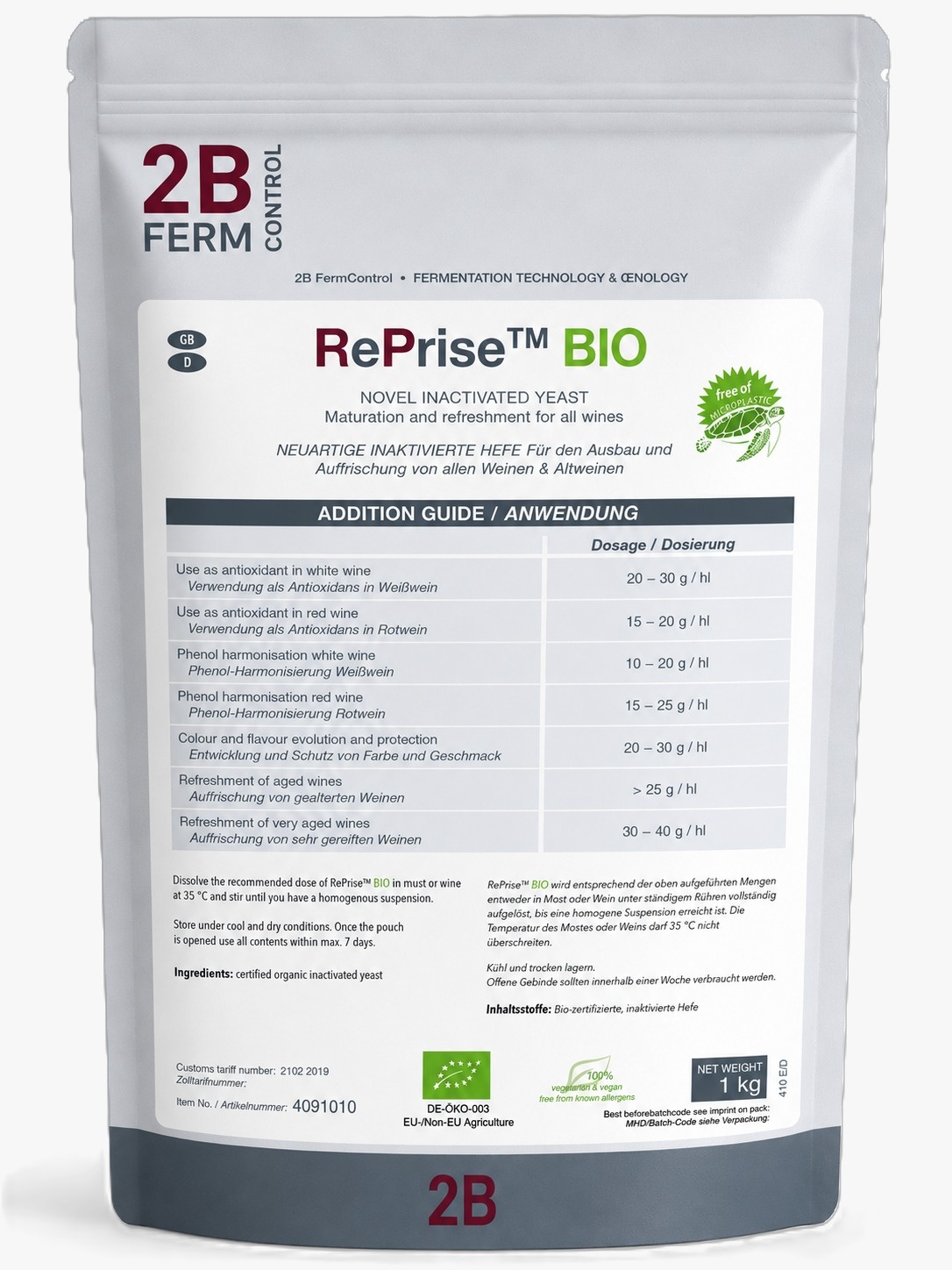 2B Reprise BIO 1 kg